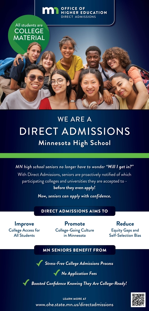 Preview image of Direct Admissions "We are a Direct Admissions High School" poster